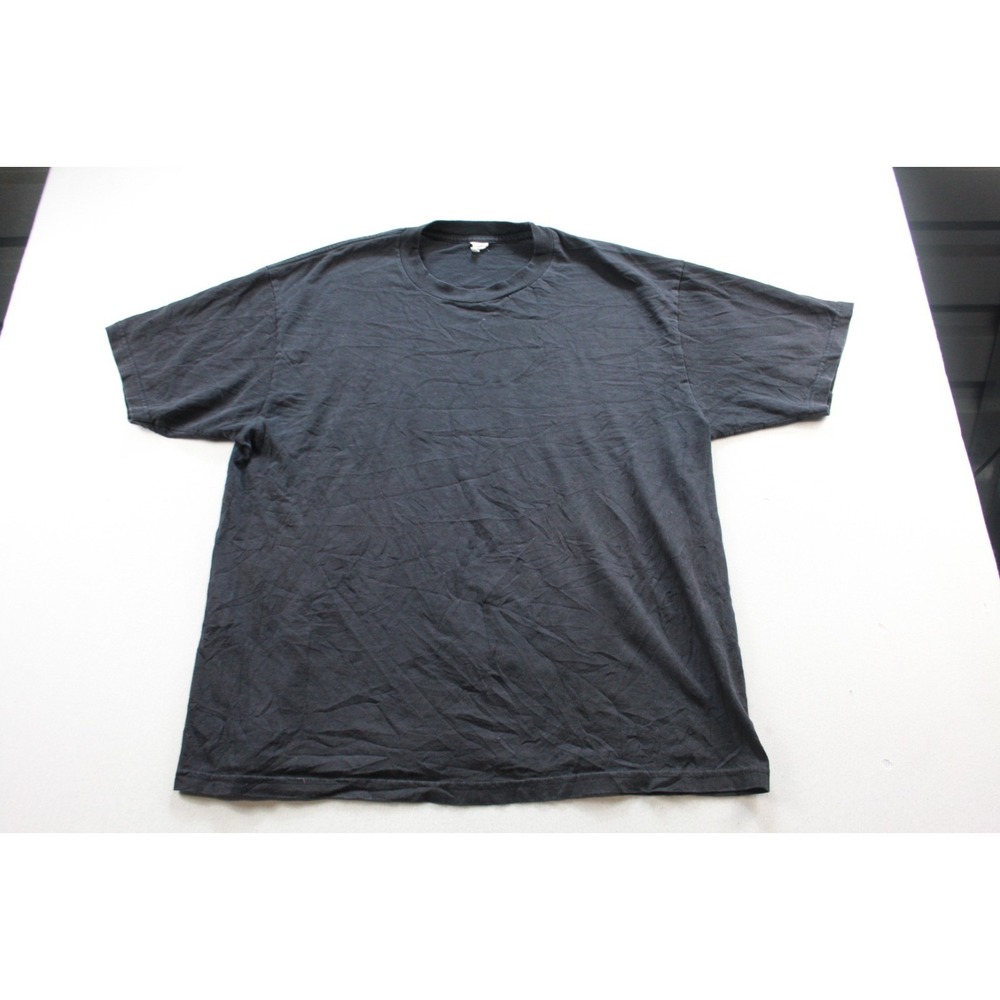 Pro Club Men Blue Shirt Short Sleeve Casual Crew Neck Size XL